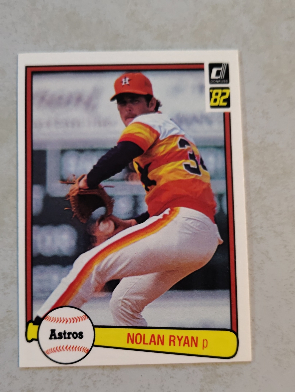 Nolan Ryan 1982 Donruss #419 Houston Astros Baseball Card